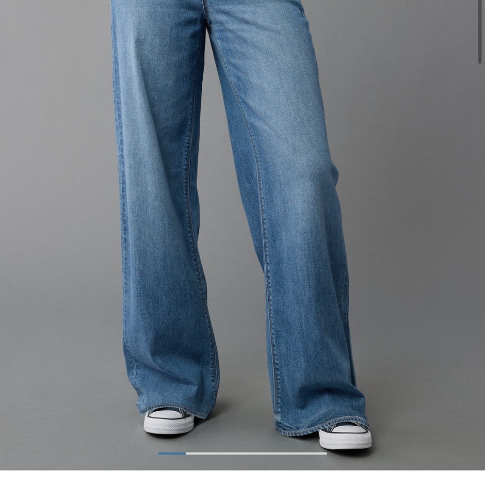 American Eagle Outfitters Light Blue Flare Jeans